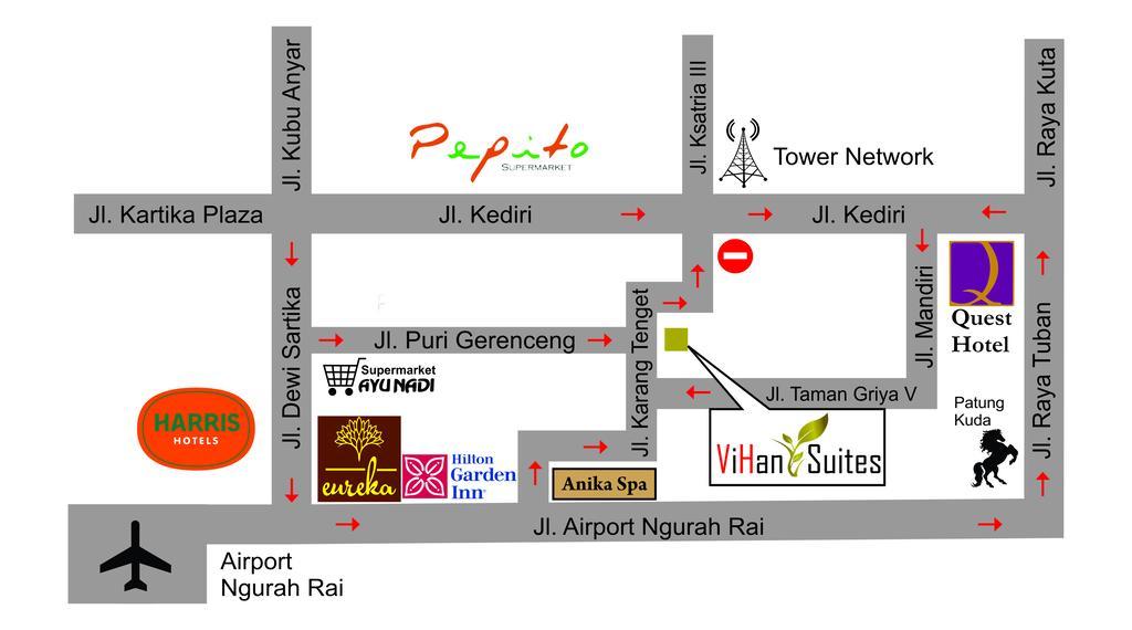 Vihan Suites Bali Kuta Lombok Dış mekan fotoğraf
